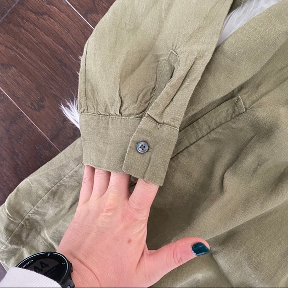 [J. Jill] Love Linen Button Up Shirt - Picture 4 of 8